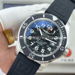 BLS Factory Breitling Superocean A17365C91B1S1 42mm Steel Rubber Strap Arabic numerals Black Dial