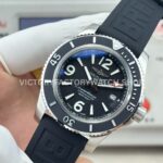 BLS Factory Breitling Superocean A17366021B1S1 42mm Steel Rubber Strap Arabic numerals Black Dial