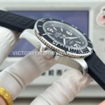 BLS Factory Breitling Superocean A17366021B1S1 42mm Steel Rubber Strap Arabic numerals Black Dial