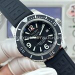 BLS Factory Breitling Superocean A17366021B1S1 42mm Steel Rubber Strap Arabic numerals Black Dial