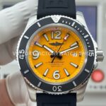 BLS Breitling Superocean A17366D71I1S1 42mm yellow dial watch