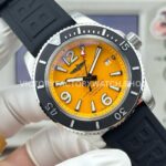 BLS Factory Breitling Superocean A17366D71I1S1 42mm Steel Rubber Strap Arabic numerals Yellow Dial