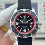 BLS Breitling Superocean A17366D71B2S1 42mm black dial watch