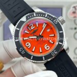 BLS Factory Breitling Superocean A17366D71O1S2 42mm Steel Rubber Strap Arabic numerals Orange Dial (3) BLS Factory Breitling Superocean A17366D71O1S2 42mm Steel Rubber Strap Arabic numerals Orange Dial