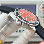 BLS Factory Breitling Superocean A17366D71O1S2 42mm Steel Rubber Strap Arabic numerals Orange Dial (6) BLS Factory Breitling Superocean A17366D71O1S2 42mm Steel Rubber Strap Arabic numerals Orange Dial