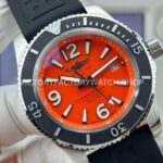 BLS Factory Breitling Superocean A17366D71O1S2 42mm Steel Rubber Strap Arabic numerals Orange Dial (8) BLS Factory Breitling Superocean A17366D71O1S2 42mm Steel Rubber Strap Arabic numerals Orange Dial