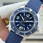 BLS Factory Breitling Superocean A17366D81C1A1 42mm Steel Rubber Strap Arabic numerals Blue Dial (6) BLS Factory Breitling Superocean A17366D81C1A1 42mm Steel Rubber Strap Arabic numerals Blue Dial