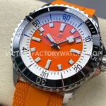 BLS Factory Breitling Superocean A173751A1O1S1 42mm Steel Orange Rubber Strap Orange Dial (8) BLS Factory Breitling Superocean A173751A1O1S1 42mm Steel Orange Rubber Strap Orange Dial