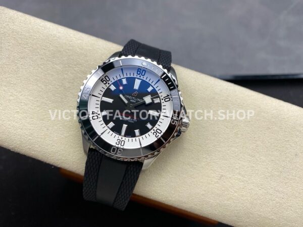 BLS Factory Breitling Superocean A17375211B1A1 42mm Steel Black Rubber Strap Black Dial (1) BLS Factory Breitling Superocean A17375211B1A1 42mm Steel Black Rubber Strap Black Dial