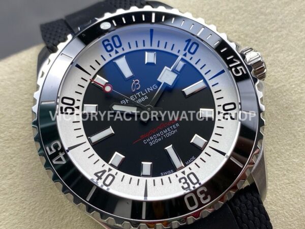 BLS Factory Breitling Superocean A17375211B1A1 42mm Steel Black Rubber Strap Black Dial (9) BLS Factory Breitling Superocean A17375211B1A1 42mm Steel Black Rubber Strap Black Dial
