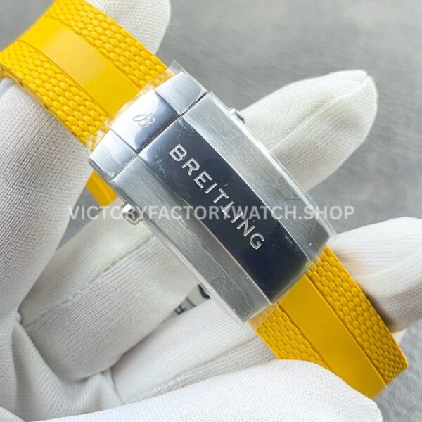 BLS Factory Breitling Superocean A17375211B2S4 42mm Steel Yellow Rubber Strap Black Dial (3) BLS Factory Breitling Superocean A17375211B2S4 42mm Steel Yellow Rubber Strap Black Dial
