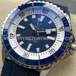BLS Factory Breitling Superocean A17375E71C1S1 42mm Steel Blue Rubber Strap Blue Dial (4) BLS Factory Breitling Superocean A17375E71C1S1 42mm Steel Blue Rubber Strap Blue Dial