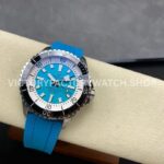 BLS Factory Breitling Superocean A17376211L2S1 42mm Steel Light Blue Rubber Strap Light Blue Dial (4) BLS Factory Breitling Superocean A17376211L2S1 42mm Steel Light Blue Rubber Strap Light Blue Dial