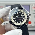 BLS Factory Breitling Superocean A17378211B1A1 46mm Steel Black Rubber Strap Black Dial