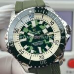 BLS Factory Breitling Superocean E10379D31L1E1 46mm Steel Green Rubber Strap Green Dial
