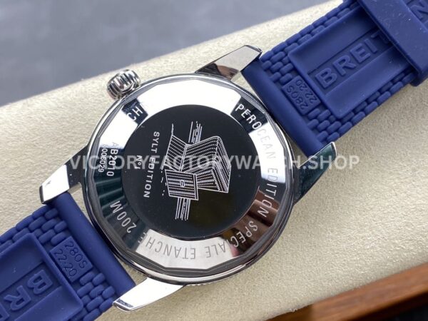 BLS Factory Breitling Superocean Heritage 42 AB2010161C1S1 42mm Steel Blue Rubber Strap Blue (1) BLS Factory Breitling Superocean Heritage 42 AB2010161C1S1 42mm Steel Blue Rubber Strap Blue Dial