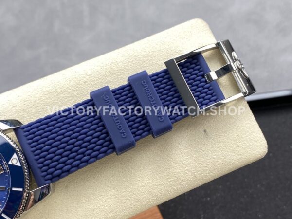 BLS Factory Breitling Superocean Heritage 42 AB2010161C1S1 42mm Steel Blue Rubber Strap Blue ( (3) BLS Factory Breitling Superocean Heritage 42 AB2010161C1S1 42mm Steel Blue Rubber Strap Blue Dial