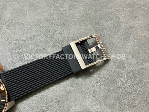 BLS Factory Breitling Superocean Heritage B20 UB2010121B1S1 42mm Half Rose Gold Rubber Strap Black Dial