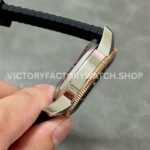 BLS Factory Breitling Superocean Heritage B20 UB2010121B1S1 42mm Half Rose Gold Rubber Strap Black Dial