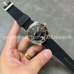 BLS Factory Breitling Superocean Heritage B20 UB2010121B1S1 42mm Half Rose Gold Rubber Strap Black Dial