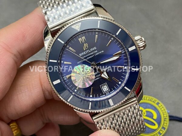 BLS Factory Breitling Superocean Heritage II AB2010161C1A1 42mm Full Steel Blue Dial