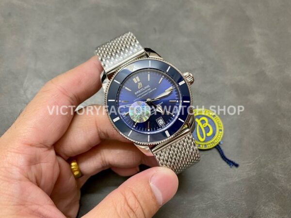 BLS Factory Breitling Superocean Heritage II AB2010161C1A1 42mm Full Steel Blue Dial
