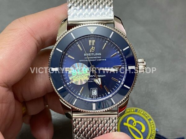 BLS Factory Breitling Superocean Heritage II AB2010161C1A1 42mm full steel blue dial