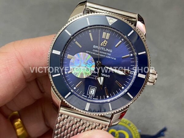 BLS Factory Breitling Superocean Heritage II AB2010161C1A1 42mm Full Steel Blue Dial