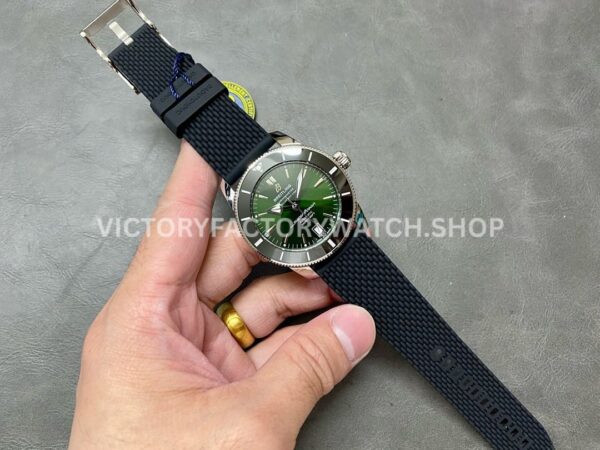 BLS Factory Breitling Superocean Heritage II B20 AB2010121L1S1 42mm Steel Rubber Strap Green Di ( BLS Factory Breitling Superocean Heritage II B20 AB2010121L1S1 42mm Steel Rubber Strap Green Dial
