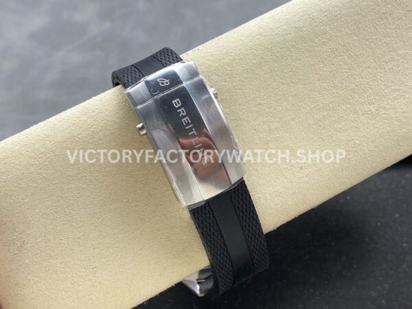 BLS Factory Breitling Superocean U17375211B1S1 42mm Half Rose Gold Black Rubber Strap Black Dial