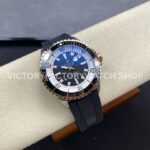 BLS Factory Breitling Superocean U17375211B1S1 42mm Half Rose Gold Black Rubber Strap Black Dial