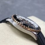 BLS Factory Breitling Superocean U17375211B1S1 42mm Half Rose Gold Black Rubber Strap Black Dial