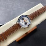 BLS Factory Breitling Top Time B01 A233101A1A1X1 42mm Steel Brown Leather Strap Black Eye White Dial (4) BLS Factory Breitling Top Time B01 A233101A1A1X1 42mm Steel Brown Leather Strap Black Eye White Dial