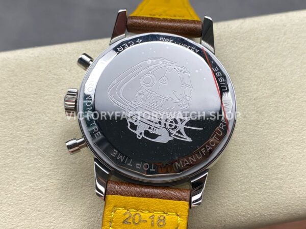 BLS Factory Breitling Top Time B01 A233101A1A1X1 42mm Steel Brown Leather Strap Black Eye White Dial (5) BLS Factory Breitling Top Time B01 A233101A1A1X1 42mm Steel Brown Leather Strap Black Eye White Dial