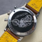 BLS Factory Breitling Top Time B01 A233112A1A1X1 42mm Steel Brown Leather Strap Light Blue Eye White Dial