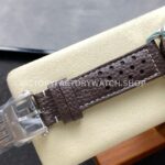 BLS Factory Breitling Top Time B01 AB01762A1L1X1 42mm Steel Black Leather Strap Green Dial