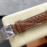 BLS Factory Breitling Top Time B01 AB01766A1A1X1 42mm Steel Red Leather Strap White Dial