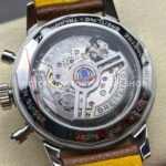 BLS Factory Breitling Top Time B01 AB01763A1C1X1 42mm Steel Brown Leather Strap Blue Dial