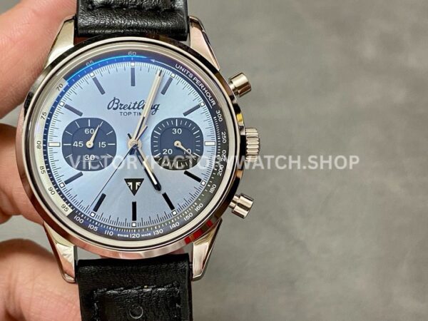 BLS Breitling Top Time B01 AB01764A1C1X1 light blue dial