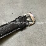 BLS Factory Breitling Top Time B01 AB01764A1C1X1 42mm Steel Black Leather Strap Light Blue Dial