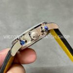 BLS Factory Breitling Top Time B01 AB01764A1C1X1 42mm Steel Black Leather Strap Light Blue Dial