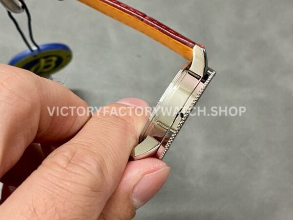 BLS Factory Breitling Women Navitimer A17327211G1P1 35mm Steel Leather Strap Silver Dial