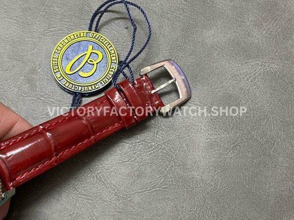 BLS Factory Breitling Women Navitimer A17327211G1P1 35mm Steel Leather Strap Silver Dial