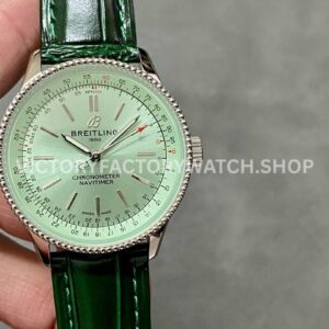 BLS Breitling Women Navitimer A17327361L1P1 green dial
