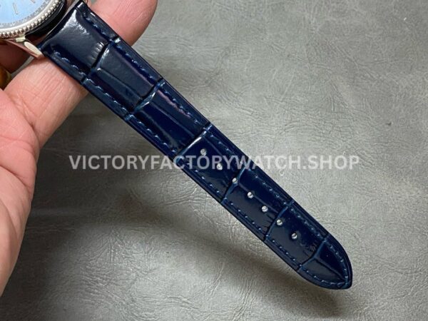 BLS Factory Breitling Women Navitimer A17395161C1P2 35mm Steel Leather Strap Blue Dial