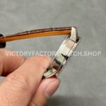 BLS Factory Breitling Women Navitimer A17395201K1P2 35mm Steel Leather Strap Champagne Dial