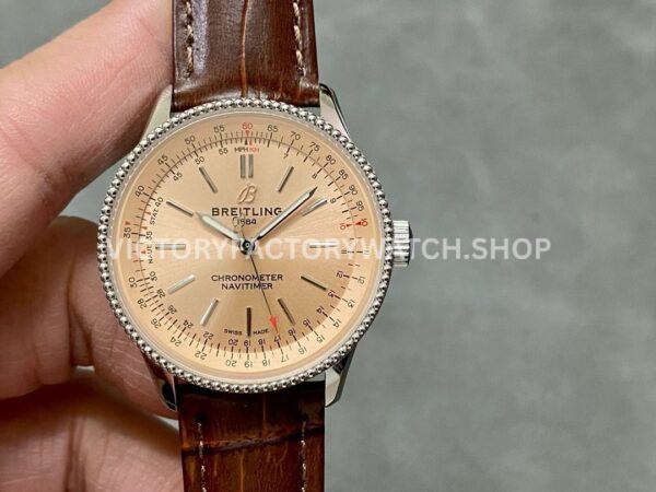 BLS Breitling Women Navitimer A17395201K1P2 champagne dial