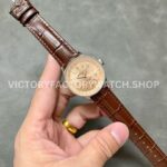 BLS Factory Breitling Women Navitimer A17395201K1P2 35mm Steel Leather Strap Champagne Dial
