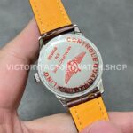 BLS Factory Breitling Women Navitimer A17395201K1P2 35mm Steel Leather Strap Champagne Dial