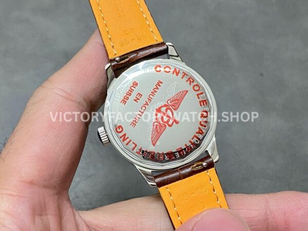BLS Factory Breitling Women Navitimer A17395201K1P2 35mm Steel Leather Strap Champagne Dial